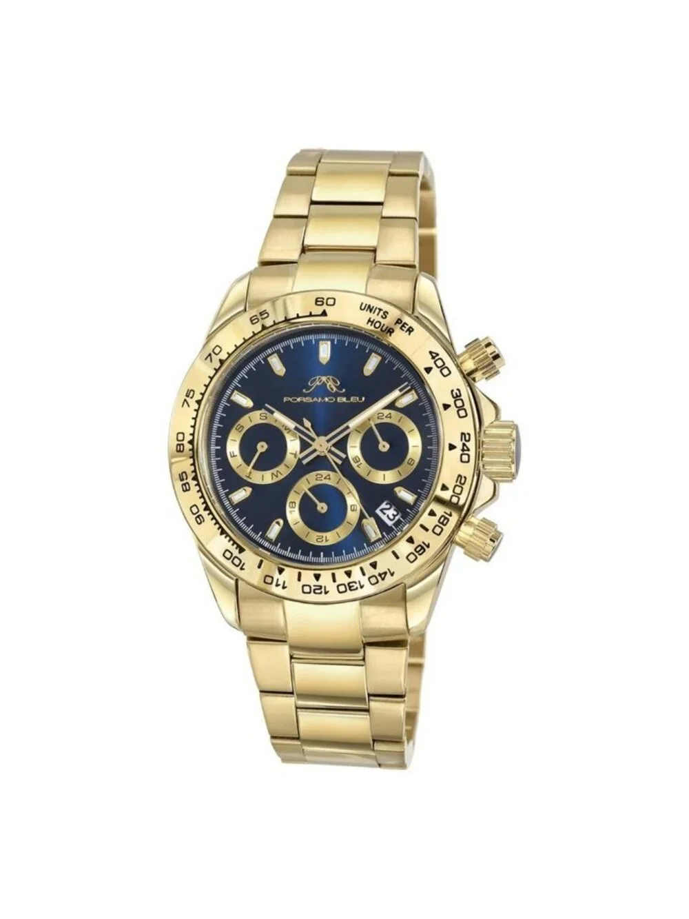 NWT Porsamo Bleu Alexis Quartz Blue Dial Ladies Watch